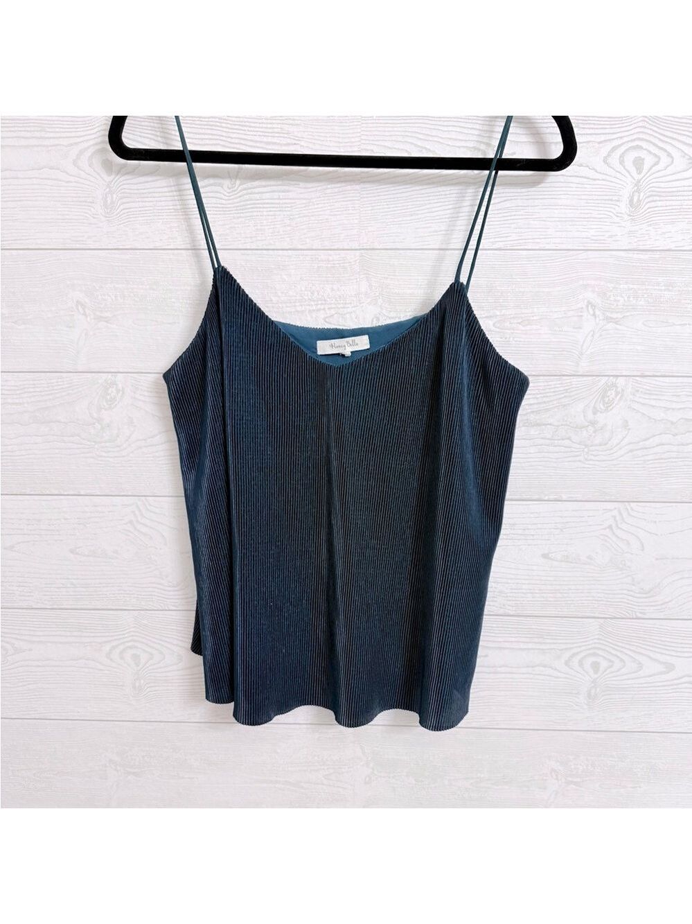 Honey Belle Women’s Dark Green Sleeveless Crop Top Size M